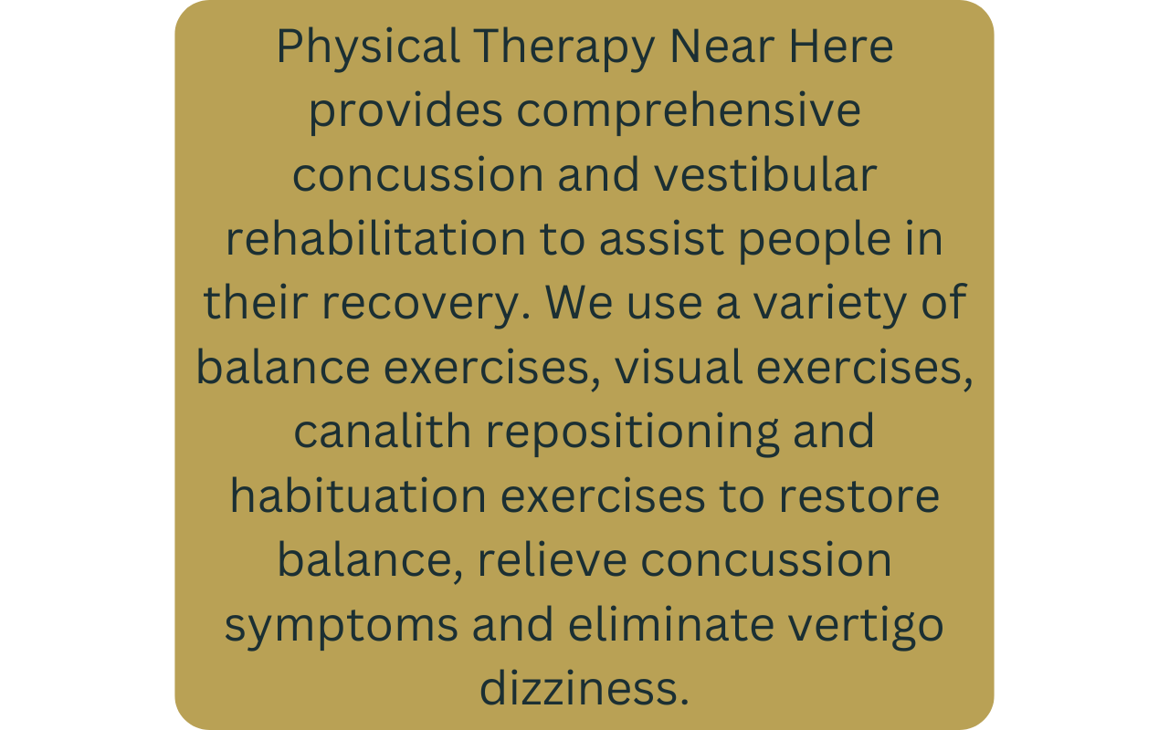 Concussion & Vestibular Rehabilitation Image